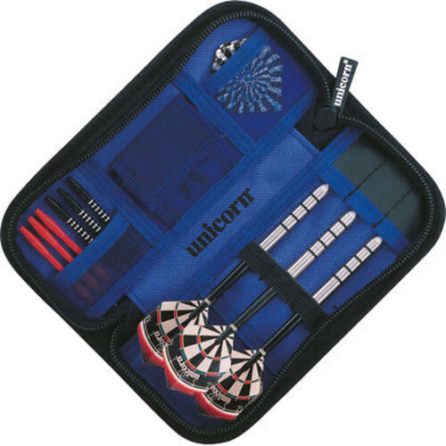 Unicorn Midi Wallet - Black/Silver - Interior Blue Thumbnail