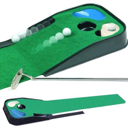 Longridge Putt N Hazzard Putting Mat (With Ball Return Tray) Thumbnail