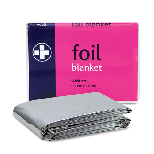 Emergency Foil Blanket 130 x 210cm (Pack of 6) Thumbnail