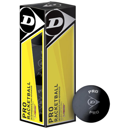Dunlop Pro Racketball Balls (Box of 3) Thumbnail