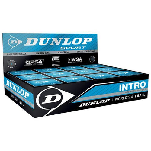 Dunlop Intro Squash Balls (1 Ball Box of 12) Thumbnail