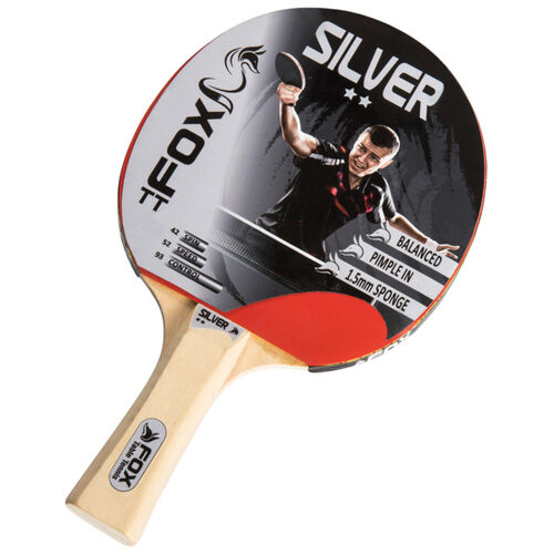 Fox TT Silver 2 Star Table Tennis Bat Thumbnail