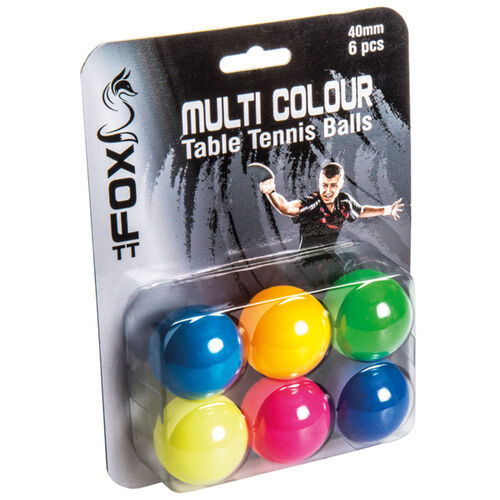 Fox TT Coloured Table Tennis Balls (Pack of 6) Thumbnail