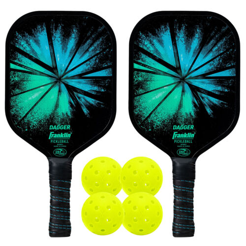 Franklin Dagger 2-Player Pickleball Paddle and Ball Set Thumbnail
