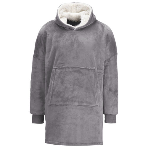 The Ribbon oversized cosy reversible sherpa hoodie Thumbnail